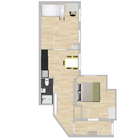 2 Bedroom Flat For Families & Calm Guests Daire Berlin